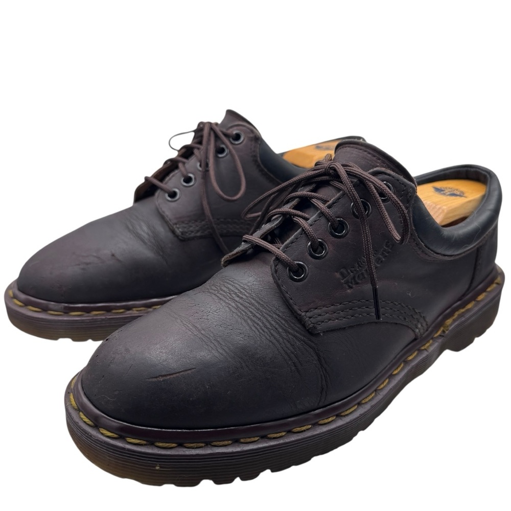 Dr. Martens *Made in England* Style #8053 Dark Brown Leather Oxfords - Size 10.5